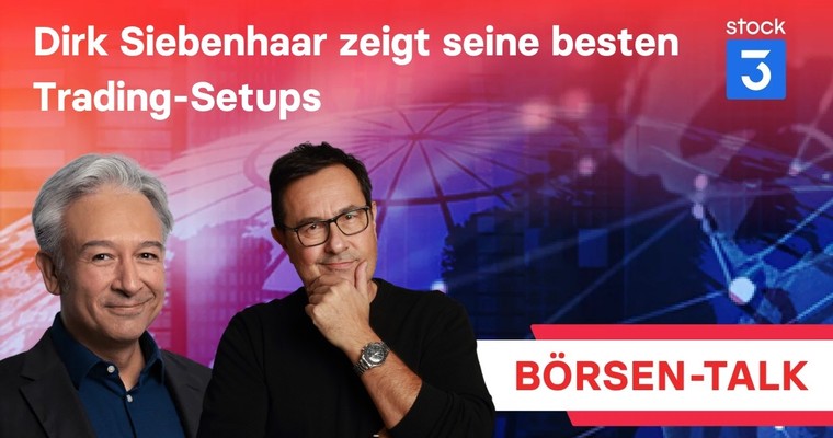 Videoteaser von Dirk Siebenhaar zeigt seine besten Trading-Setups im Börsen-Talk