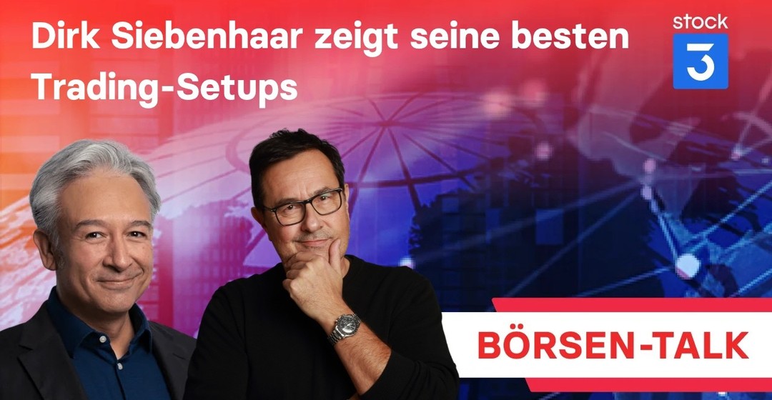 Videoteaser von Dirk Siebenhaar zeigt seine besten Trading-Setups im Börsen-Talk