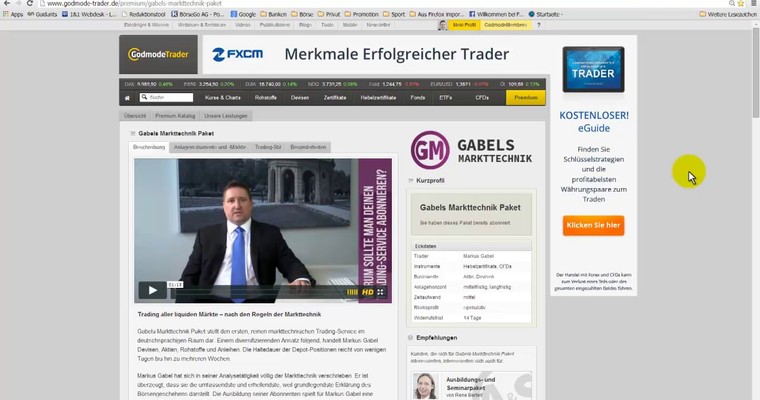 Markttechnischer Ausblick: DAX und EUR/USD (KW 23/2014)