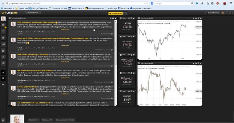 Highspeed Daytrader -Mitschnitt November 2014