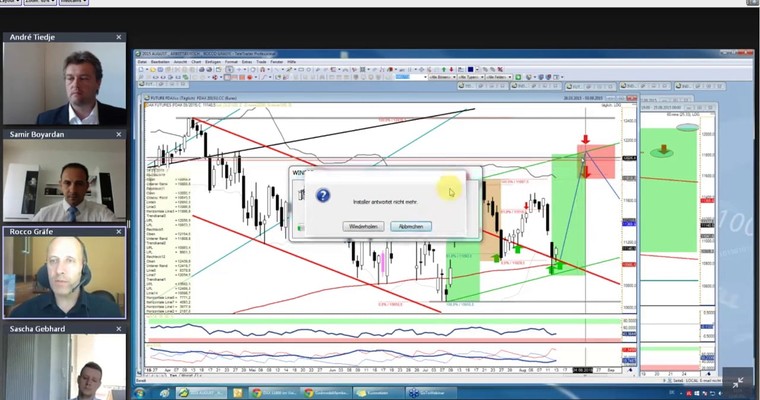 Traders Roundtable: DAX - Gräfe,Tiedje legen sich fest, Profi-Trader Gebhard redet Tacheles!