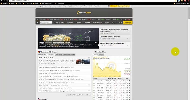 Markttechnische Prognose: Nasdaq100 und GBP/USD KW 34/2015