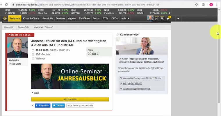 Gräfe: DAX Trading-review zum DAX Kaufsignal vom 10.12.2019