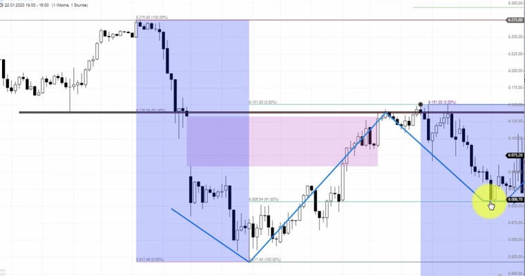 Gräfe: Trading-review zum Nasdaq100 SHORT Trade vom 29./30.1.2020