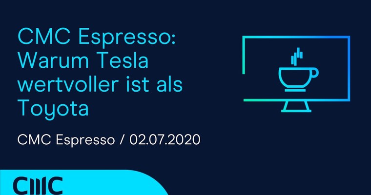 CMC ESPRESSO: Techaktien bevorzugt - Tesla wertvoller ist als Toyota