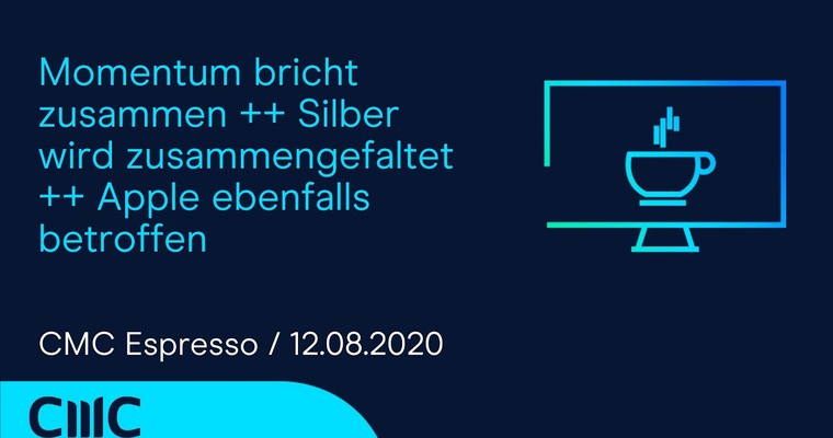 CMC ESPRESSO: Momentum bricht zusammen ++ Silber wird zusammengefaltet ++ Apple ebenfalls betroffen