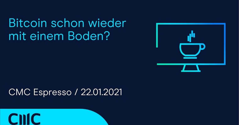 CMC ESPRESSO: Bitcoin schon wieder mit einem Boden?