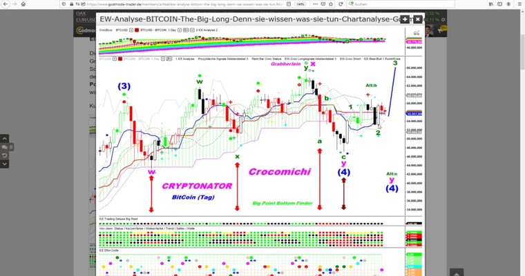 EW Analyse - BITCOIN - The Big Long - Denn sie wissen, was sie tun