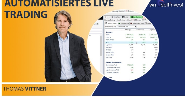 Automatisiertes Live Trading (mit Thomas Vittner)