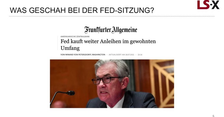 Livestream Vorbörse DAX mit Blick auf FED-Sitzung und eine Volkswagen-Übernahmen