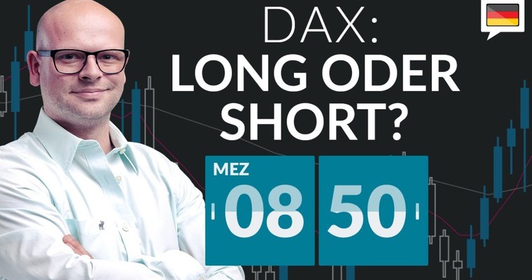 Rückzug der Käufer - DAX wieder unter 16.000 - "DAX Long oder Short?" mit Marcus Klebe - 16.08.2021