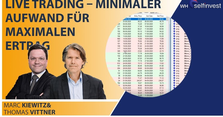 Live Trading – minimaler Aufwand für maximalen Ertrag mit Thomas Vittner