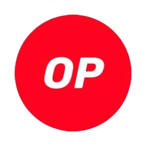 Optimism OP/USD Logo