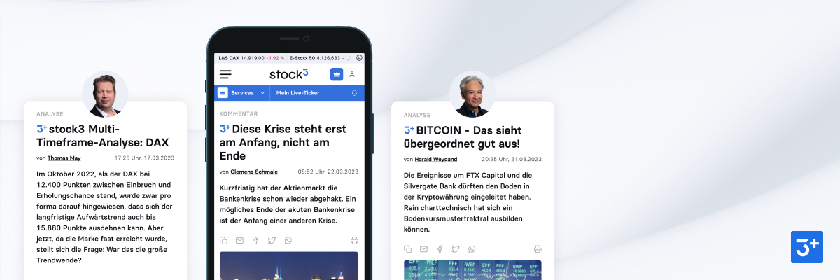 Code STARTPLUS: Jetzt stock3 Plus im ersten Monat kostenlos* kennenlernen